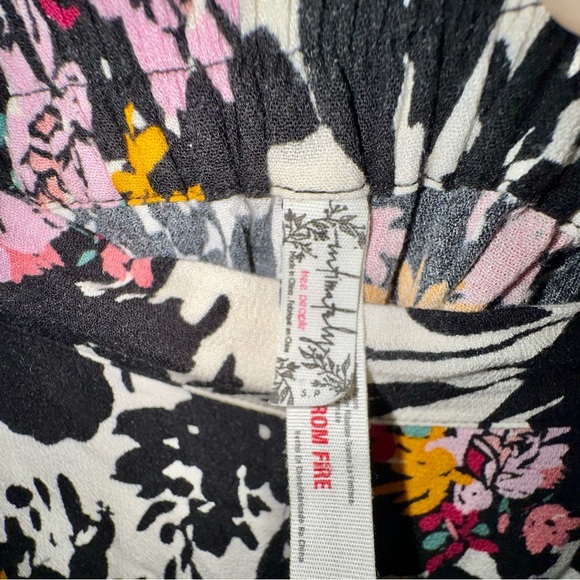 Free People Intimately Late Night Floral Wide Leg Sleep Pants - Picture 8 of 12